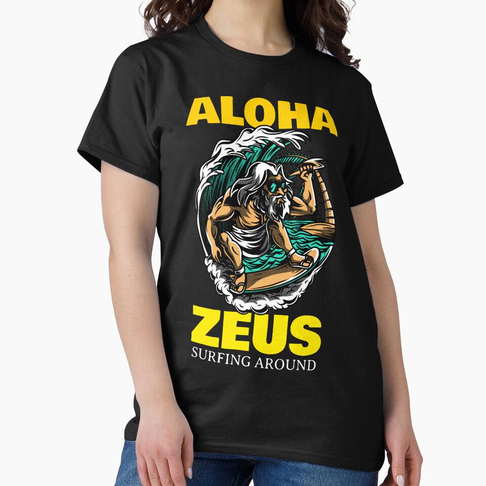 ALOHA ZEUS by MJ96-PRO T-Shirts, Hoodie, Sweatshirt | BlankRebels.com (Image 2)