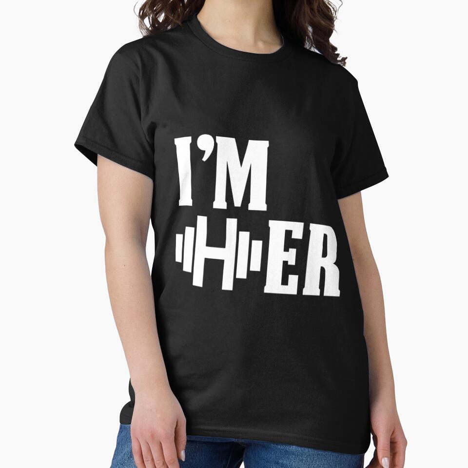 “I'm Her” Essential Fitness T- Shirt | Redbubble by CoachEkong Hoodie, Sweatshirt | BlankRebels.com (Image 2)
