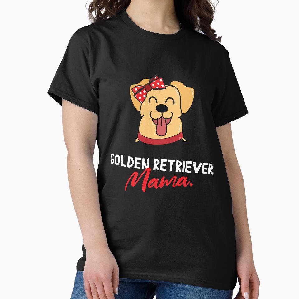 Golden Retriever Mama Dog Lover by rafaeltto T-Shirts, Hoodie, Sweatshirt | BlankRebels.com (Image 2)