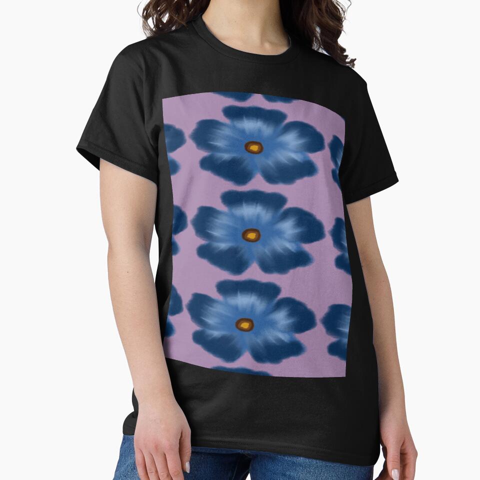 Beautiful Blue Flower by Rainbowland123 T-Shirts, Hoodie, Sweatshirt | BlankRebels.com (Image 2)