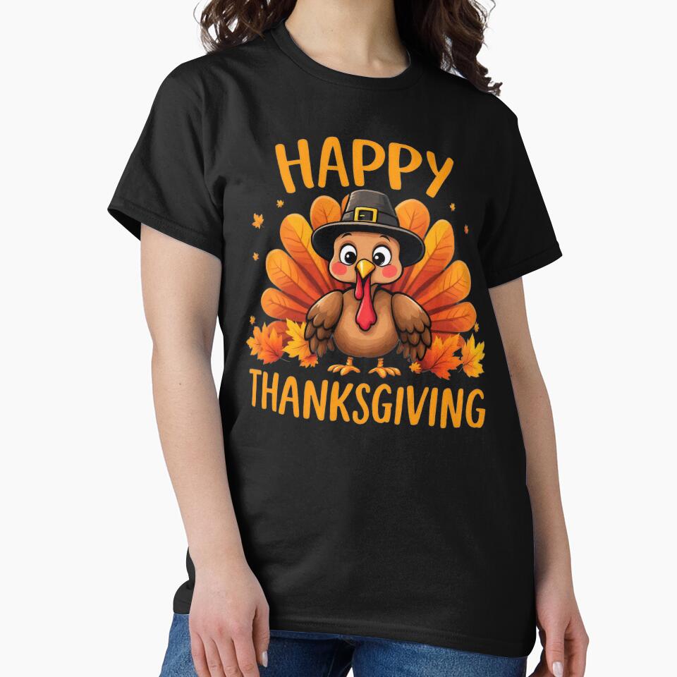 Happy Thanksgiving For Turkey Day Family Dinner by Topmaxdesign T-Shirts, Hoodie, Sweatshirt | BlankRebels.com (Image 2)