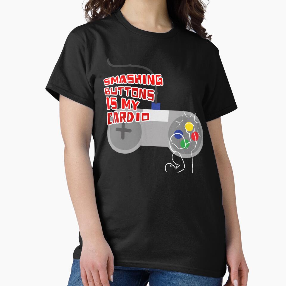 Smashing Buttons Is My Cardio by JoseloRochaArt T-Shirts, Hoodie, Sweatshirt | BlankRebels.com (Image 2)