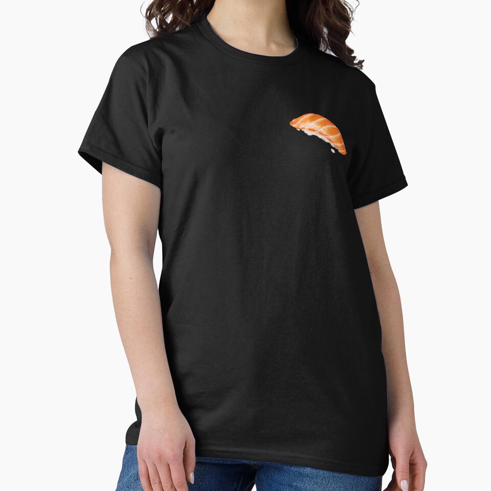 Salmon Sushi - Sake Nigiri by dinatrix T-Shirts, Hoodie, Sweatshirt | BlankRebels.com (Image 2)