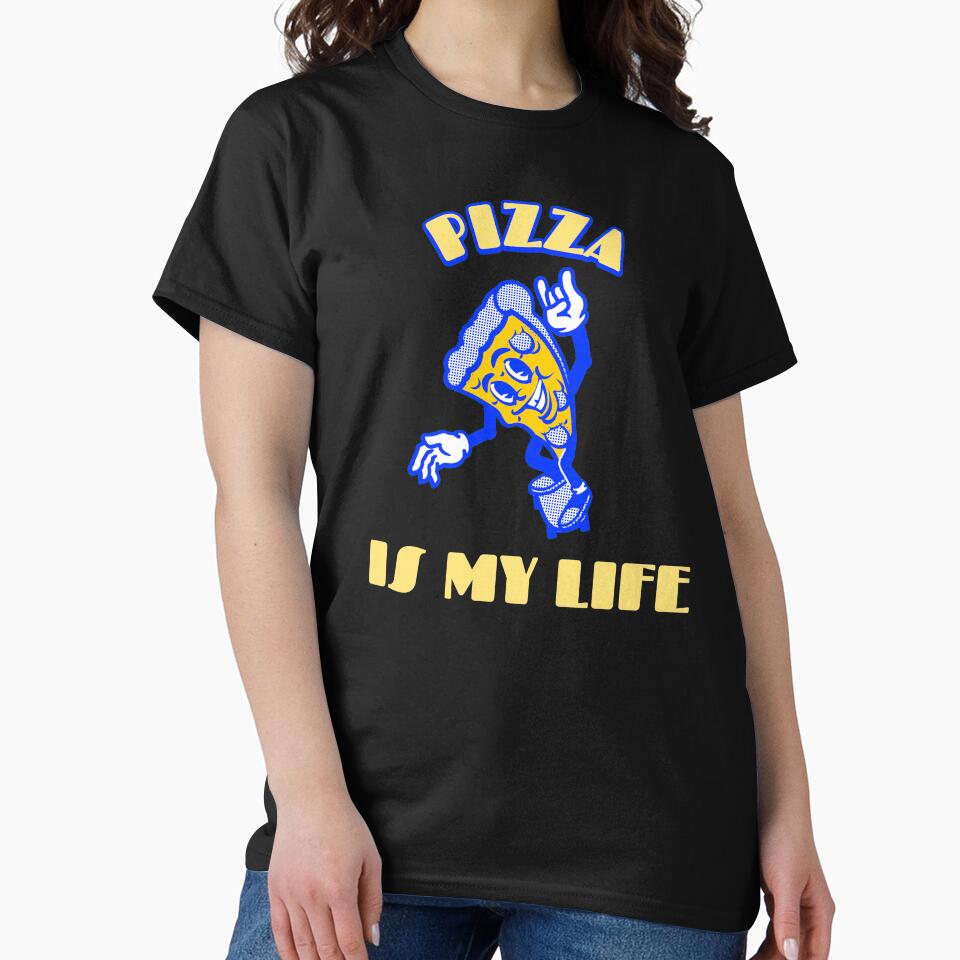 Pizza Is My Life (Blue) by SacredsDesigns T-Shirts, Hoodie, Sweatshirt | BlankRebels.com (Image 2)