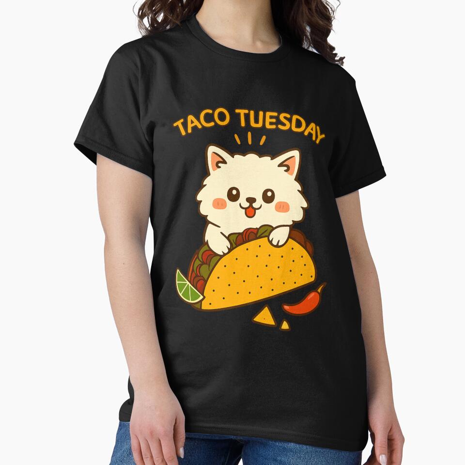 Taco Tuesday kitty on duty by SpacedOutRITZ T-Shirts, Hoodie, Sweatshirt | BlankRebels.com (Image 2)