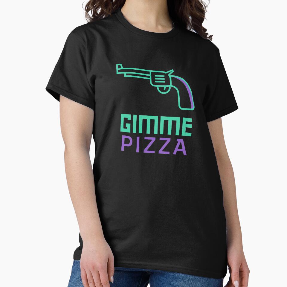 Gimme Pizza! Funny design for pizza lovers by Balkanfood T-Shirts, Hoodie, Sweatshirt | BlankRebels.com (Image 2)