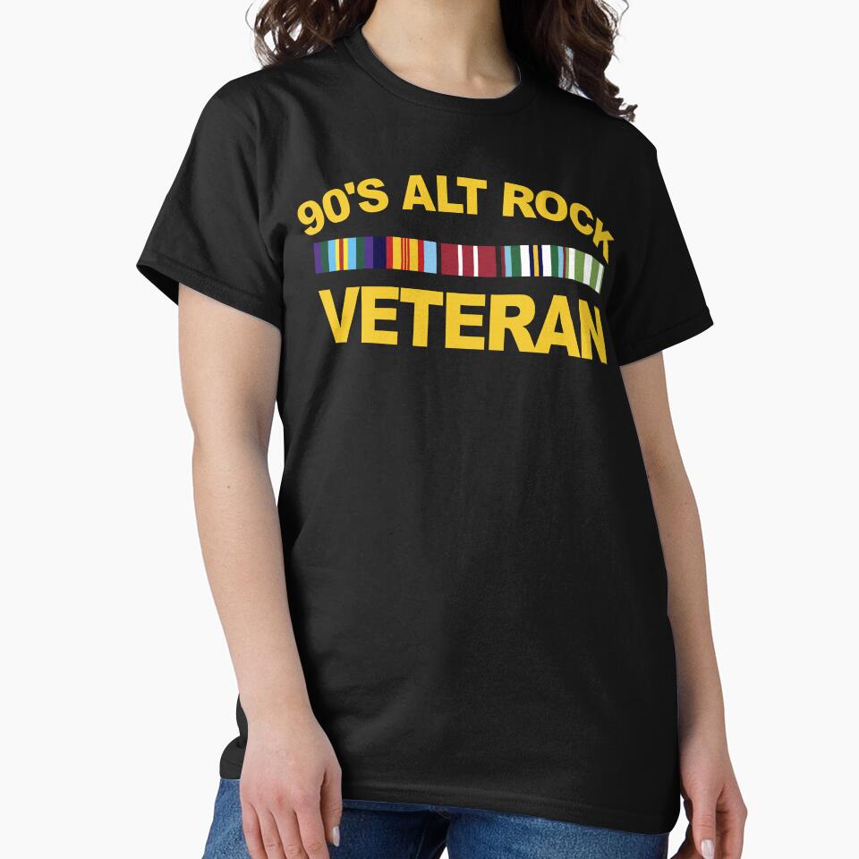 90's Alternative Alt Rock Music Veteran by ourkid T-Shirts, Hoodie, Sweatshirt | BlankRebels.com (Image 2)