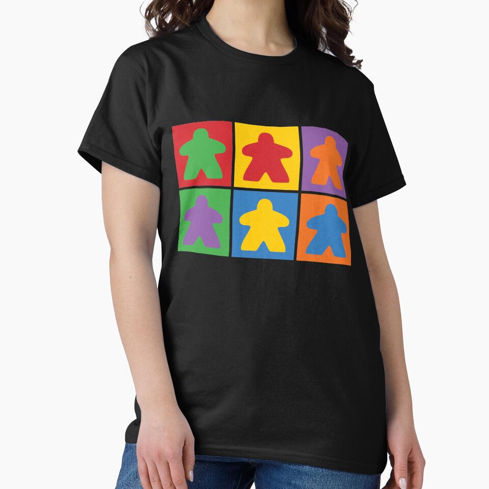 Board Games - Six Meeples by RhoaDesigns