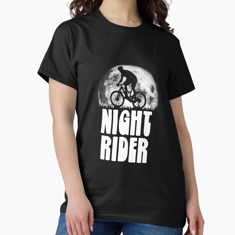 Night Rider Vintage Mountain Biking by BundlerVq T-Shirts, Hoodie, Sweatshirt | BlankRebels.com (Image 2)