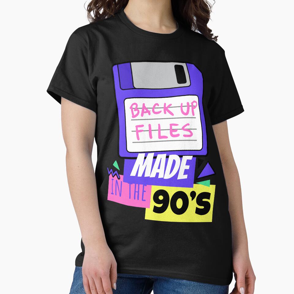 Made In the 90's -  Old School Floppy Disk 90s Design - by onjcdesign T-Shirts, Hoodie, Sweatshirt (Image 2)