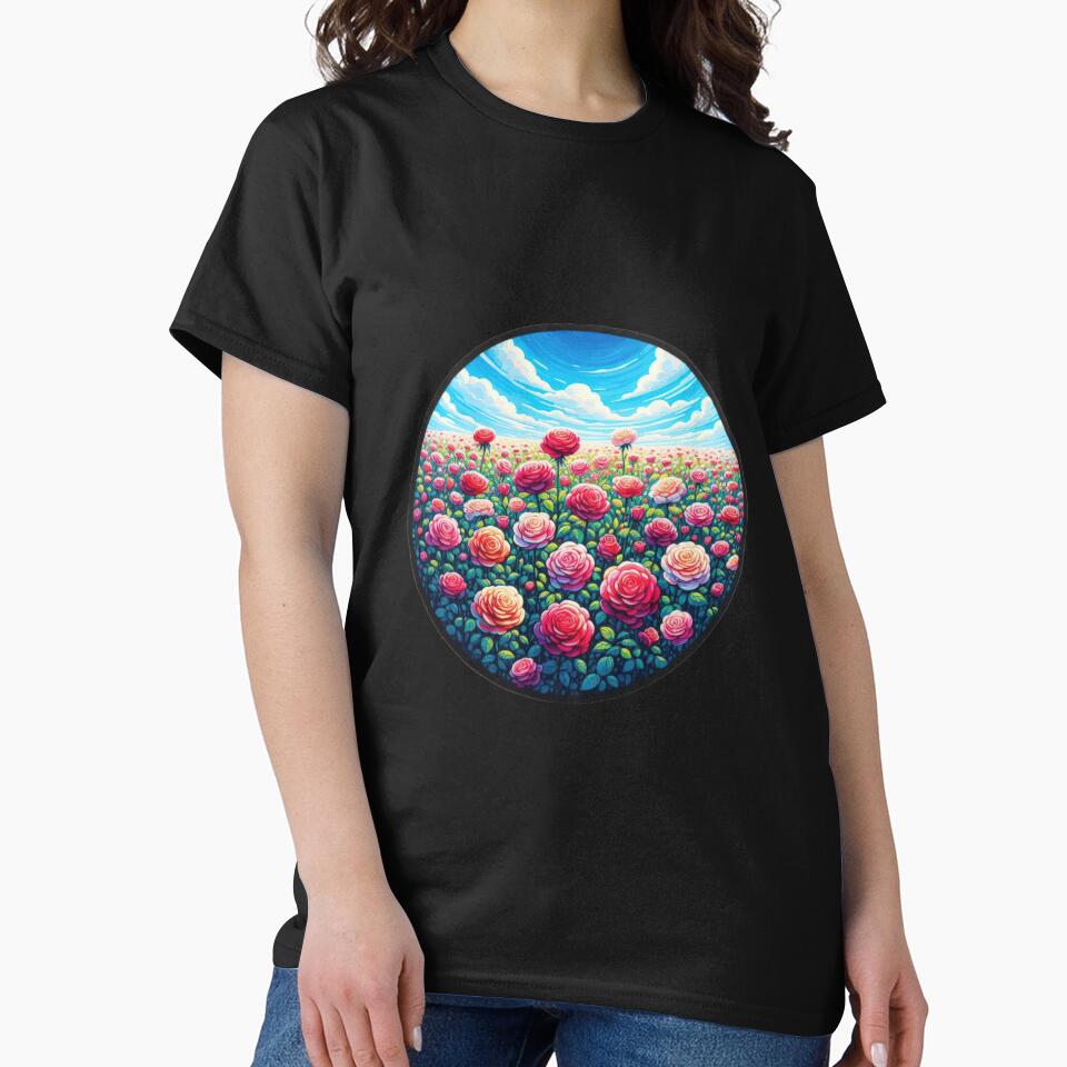 Roses Field Botanical Beauty Floral Arrangements by Expressions-Sel T-Shirts, Hoodie, Sweatshirt | BlankRebels.com (Image 2)