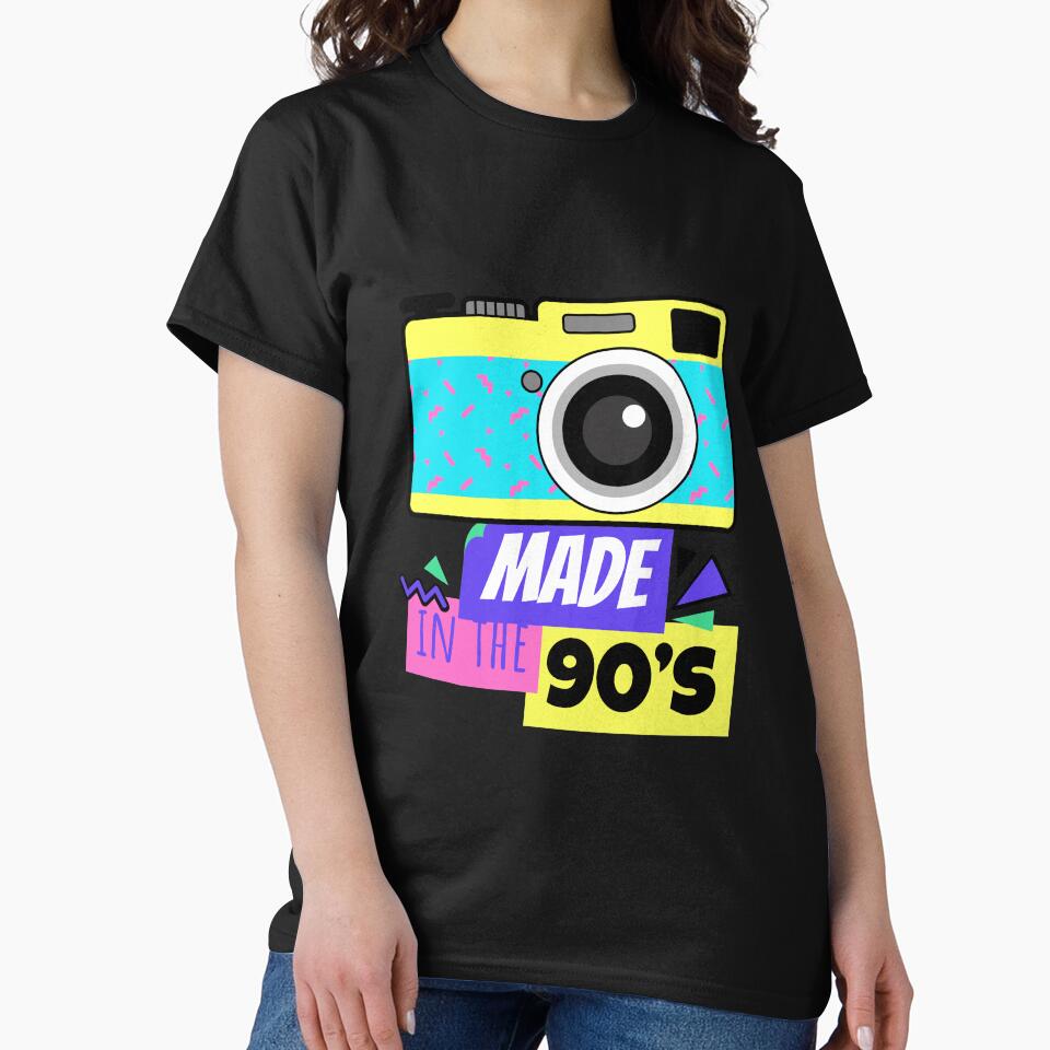 Made In the 90's -  Old School Camera Design - by onjcdesign T-Shirts, Hoodie, Sweatshirt | BlankRebels.com (Image 2)