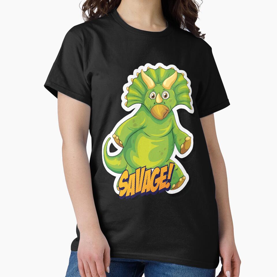 Triceratops Centrosaurus Dinosaur Life by ProjectX23 T-Shirts, Hoodie, Sweatshirt | BlankRebels.com (Image 2)
