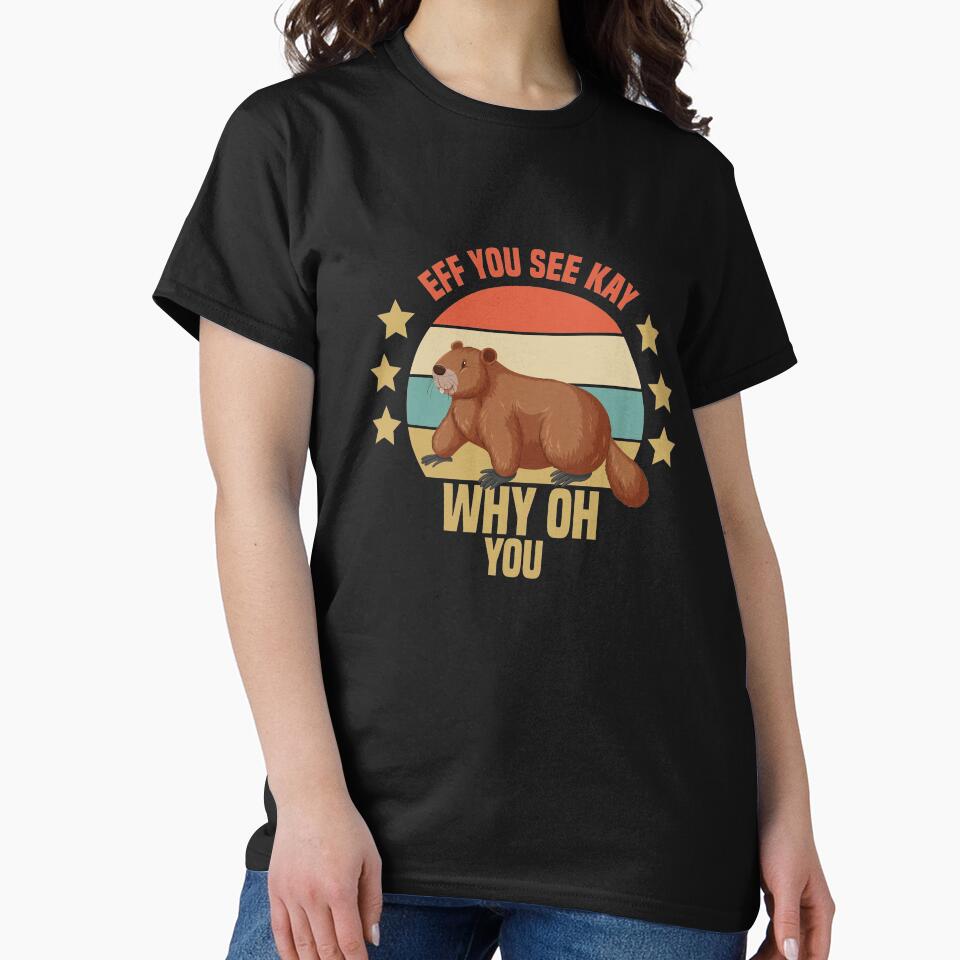 Eff You See Kay Why Oh You Otter by medbdj T-Shirts, Hoodie, Sweatshirt | BlankRebels.com (Image 2)