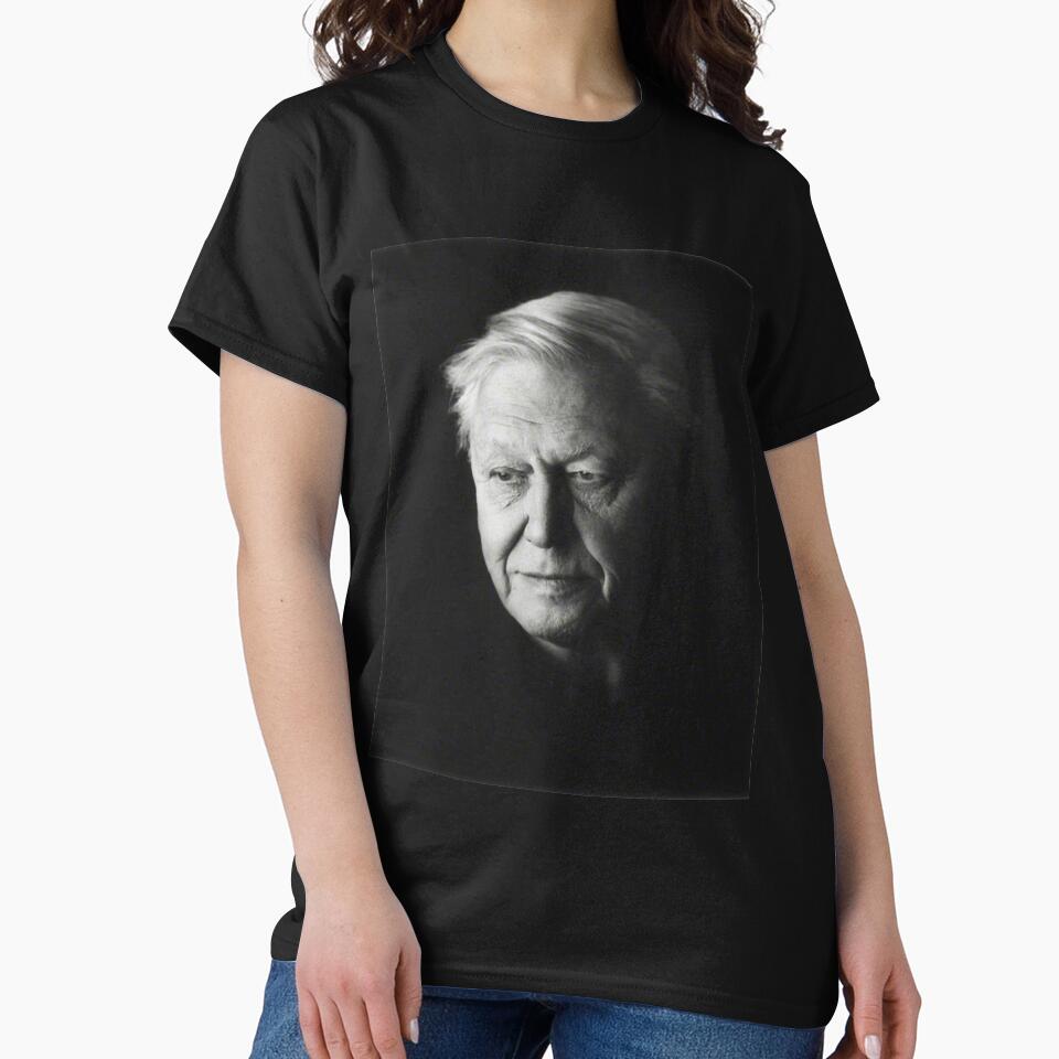 david attenborough black and white by CodySCH T-Shirts, Hoodie, Sweatshirt | BlankRebels.com (Image 2)