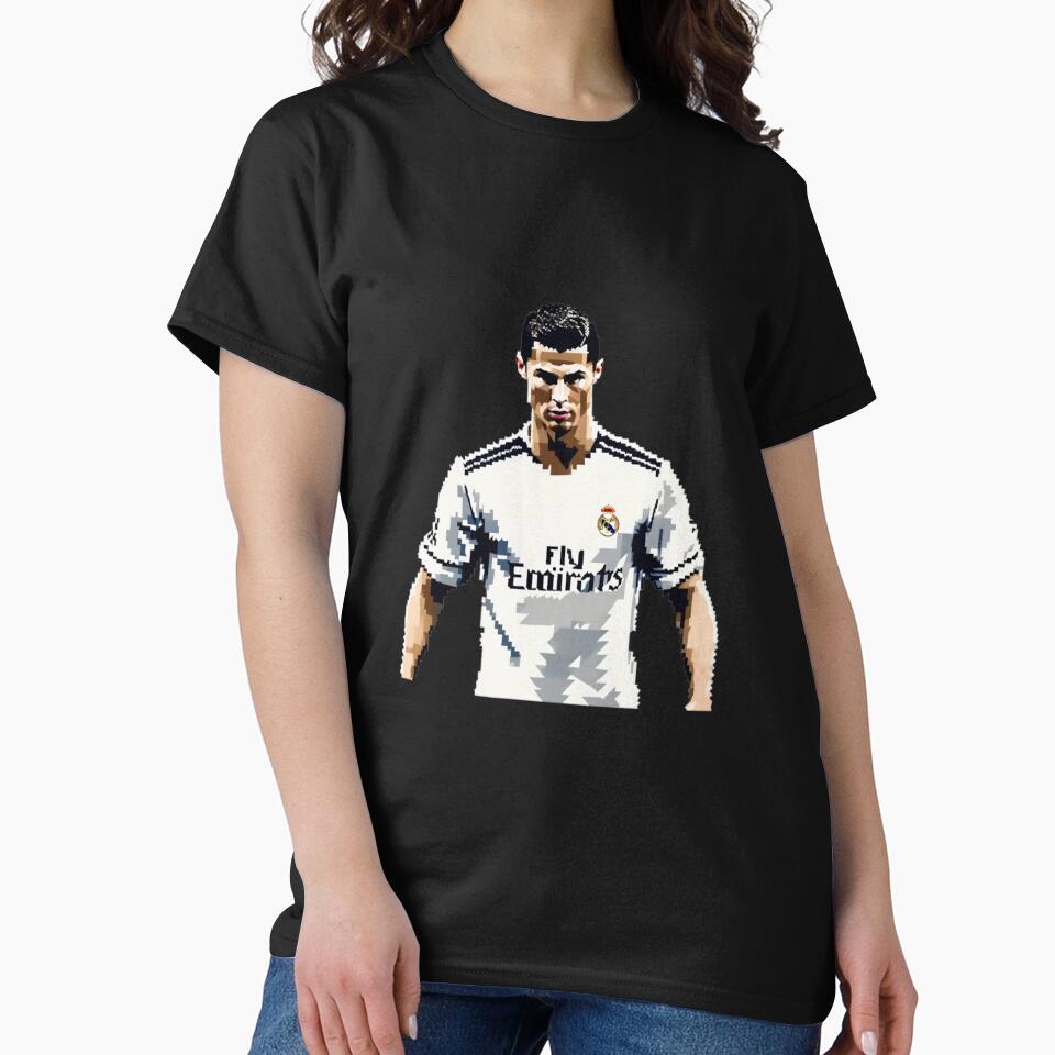 Cristiano Ronaldo CR7 Game Time Pixel Artwork Futbol Soccer by The-GOAT-Store T-Shirts, Hoodie, Sweatshirt (Image 2)