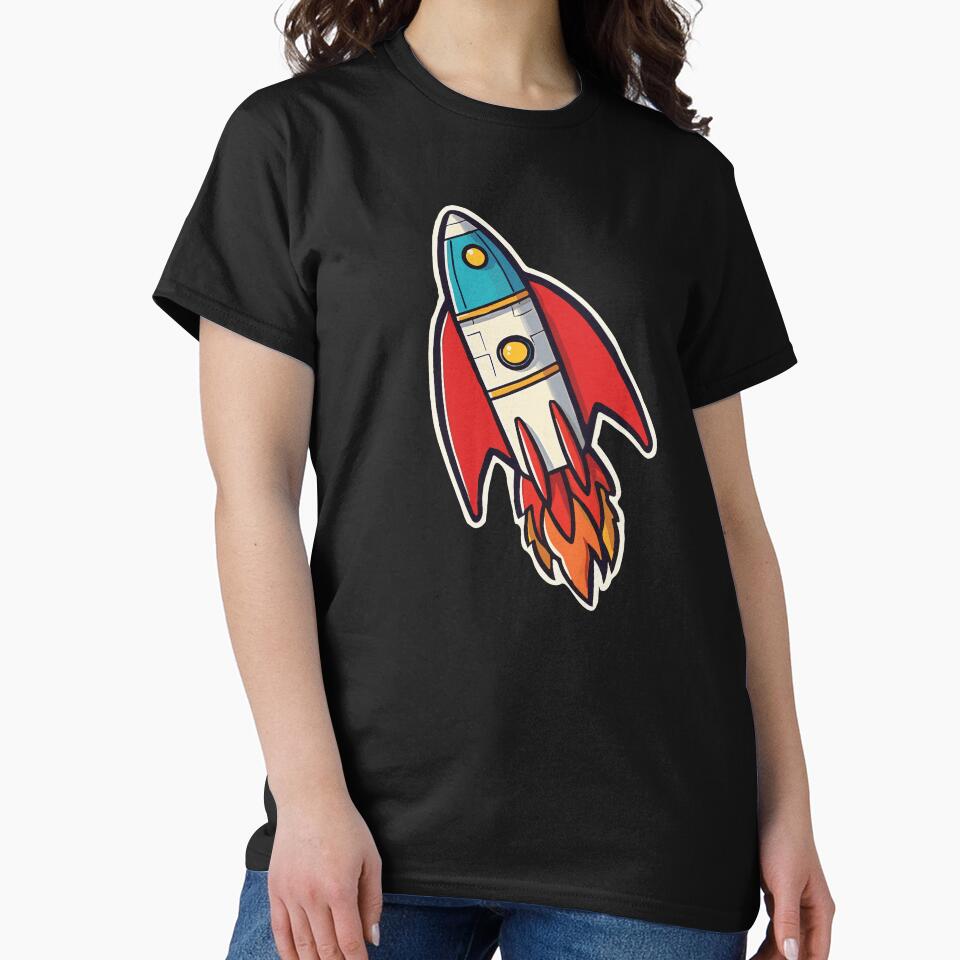 Retro Patterns | Space Rockets | UFO Patterns | Vinage Patterns by ShaneUFO T-Shirts, Hoodie, Sweatshirt (Image 2)