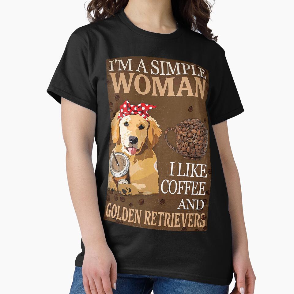 women love coffee golden dog by Douglafa T-Shirts, Hoodie, Sweatshirt | BlankRebels.com (Image 2)
