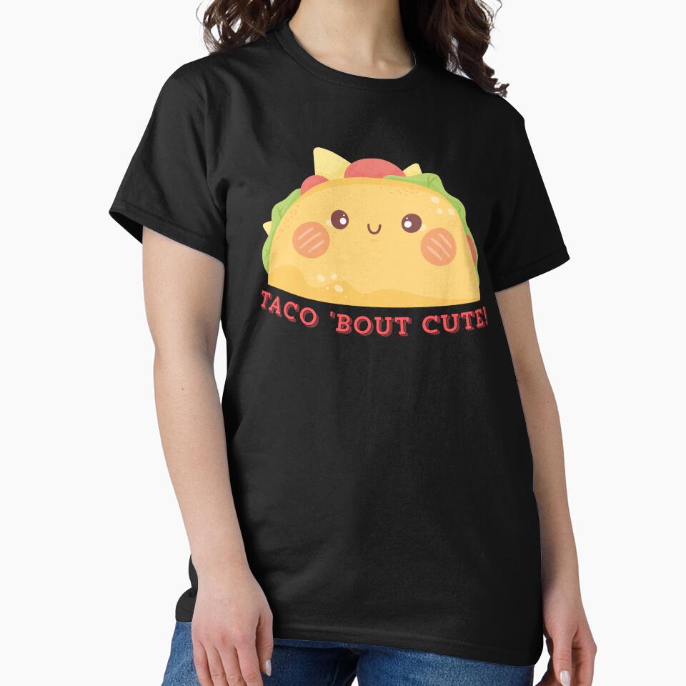 Taco 'Bout Cute! - Kawaii Design by iapbaap T-Shirts, Hoodie, Sweatshirt | BlankRebels.com (Image 2)