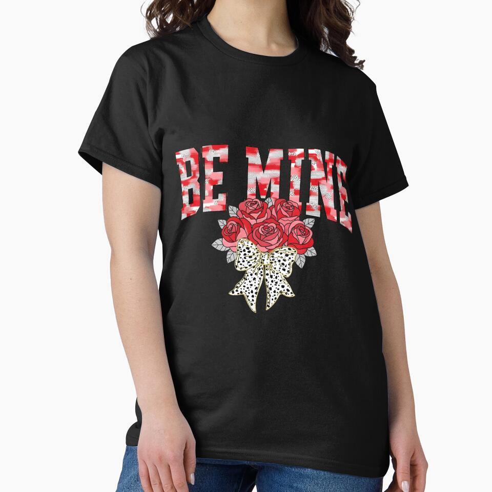 Be Mine Valentine Floral Love by KroghDs T-Shirts, Hoodie, Sweatshirt | BlankRebels.com (Image 2)