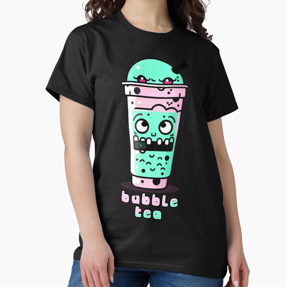 Bubble Tea Cup – Cute Matcha Boba Lover Art by Prime-Studio T-Shirts, Hoodie, Sweatshirt | BlankRebels.com (Image 2)