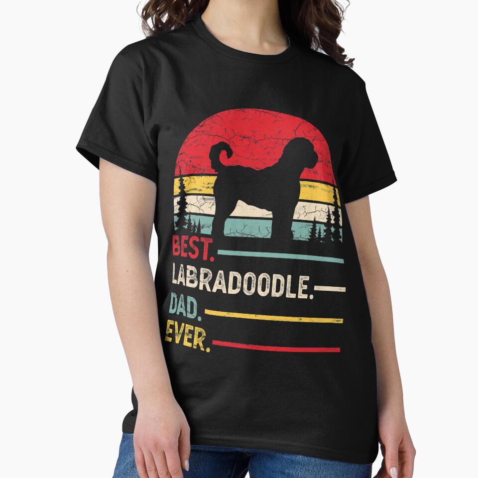 Vintage Best Labradoodle Dad Ever by rafaeltto T-Shirts, Hoodie, Sweatshirt | BlankRebels.com (Image 2)