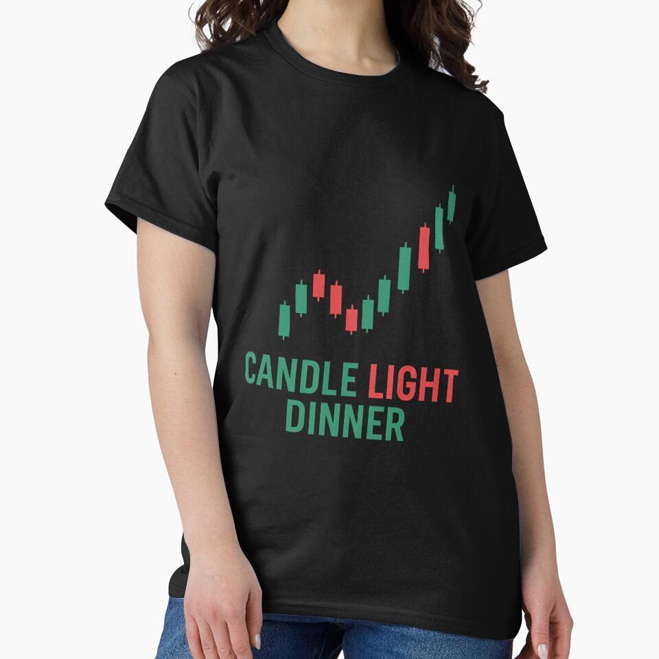 Candle Light Dinner – Trader Candle Chart Design by Nuvijo T-Shirts, Hoodie, Sweatshirt | BlankRebels.com (Image 2)