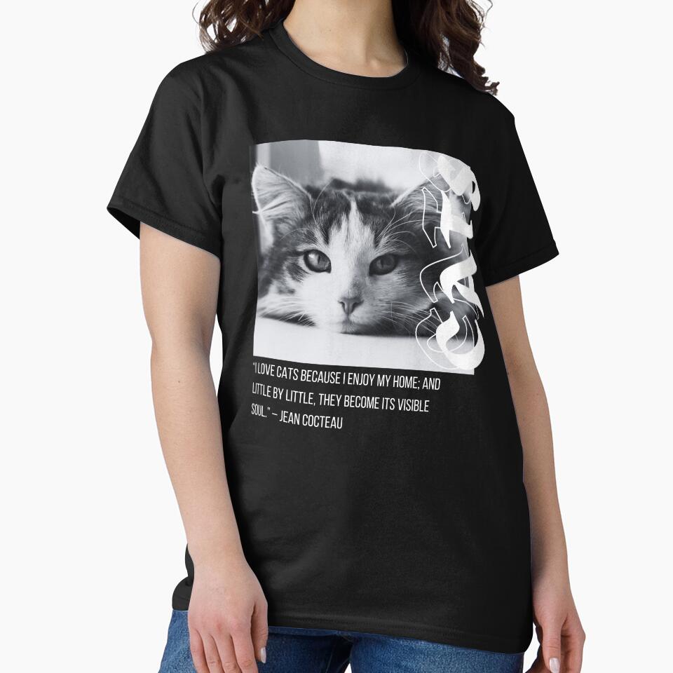 Cats with a Quote Streetwear Inspired with White Colored Font Design by quinellie T-Shirts, Hoodie, Sweatshirt (Image 2)