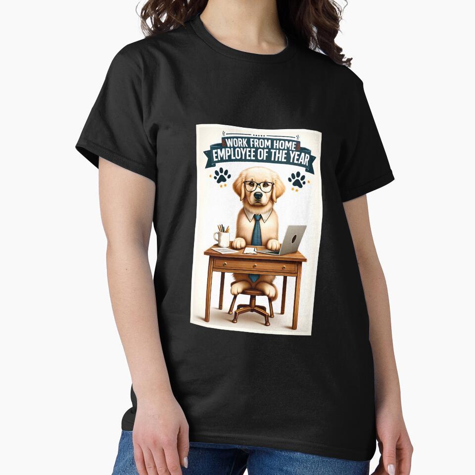 Work from Home Employee of the Year Dog by Mekone T-Shirts, Hoodie, Sweatshirt | BlankRebels.com (Image 2)