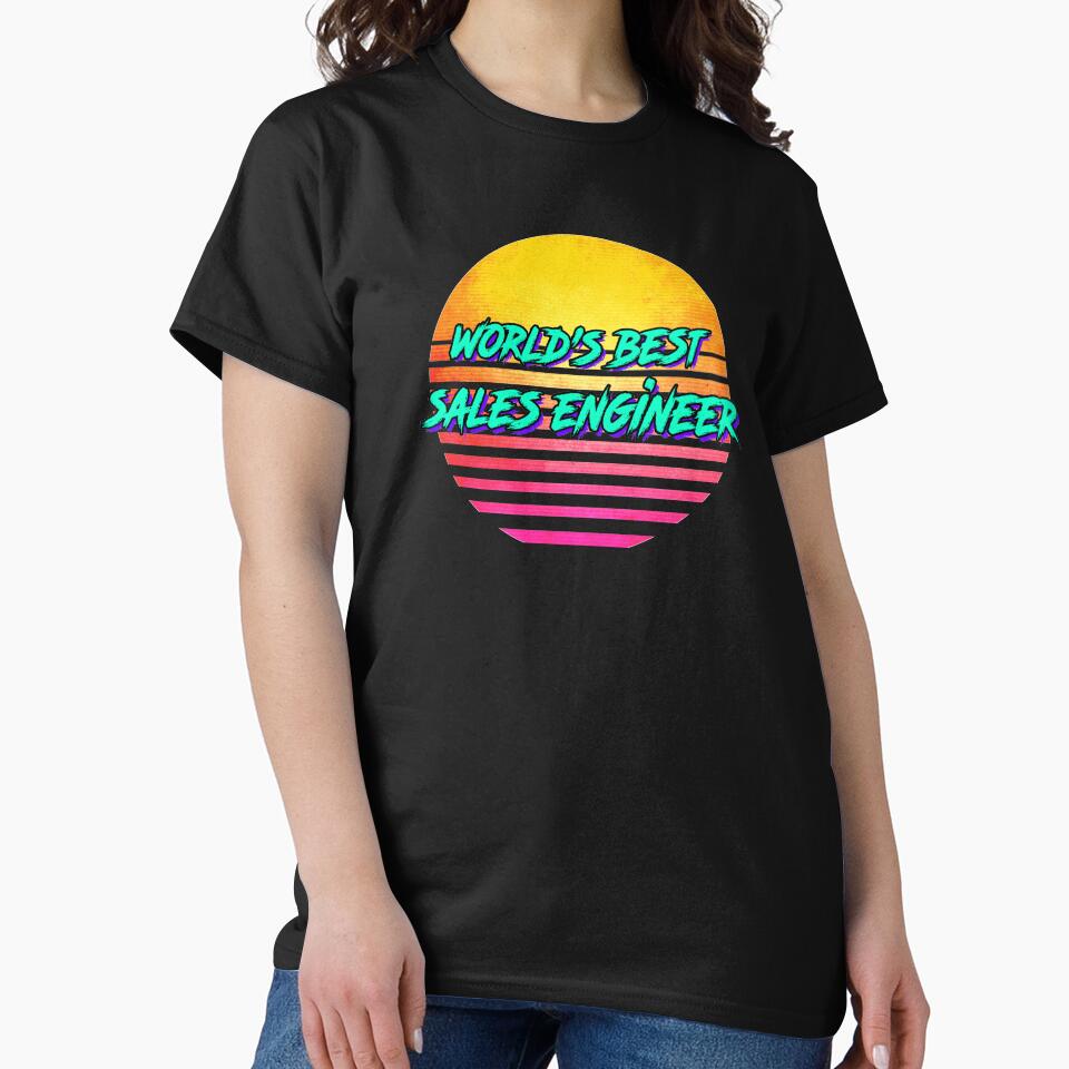 Funny Sales Engineer Retro 1980s Gift by paulveri T-Shirts, Hoodie, Sweatshirt | BlankRebels.com (Image 2)