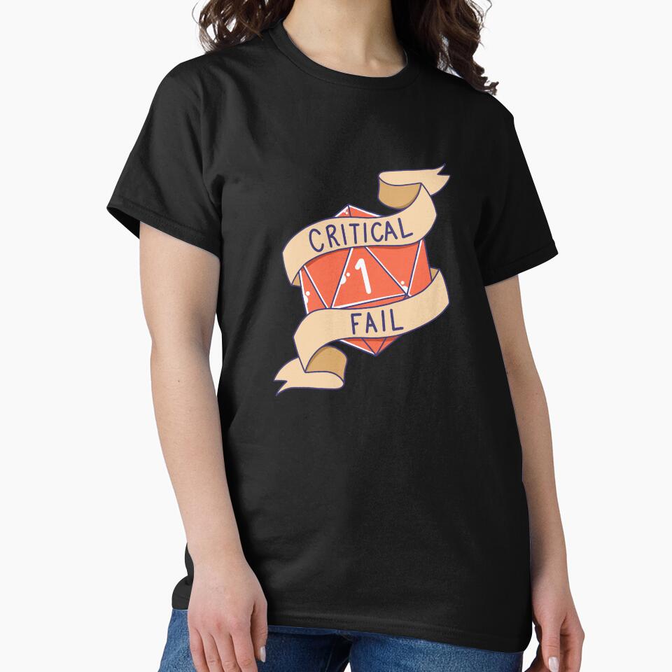 Critical Fail by lulubeeart T-Shirts, Hoodie, Sweatshirt | BlankRebels.com (Image 2)