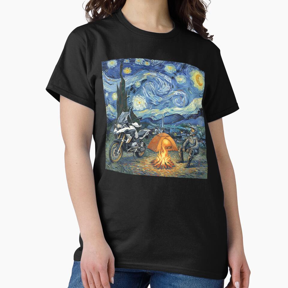 Camping under The Starry Sky by Ronin Custom T-Shirts, Hoodie, Sweatshirt | BlankRebels.com (Image 2)