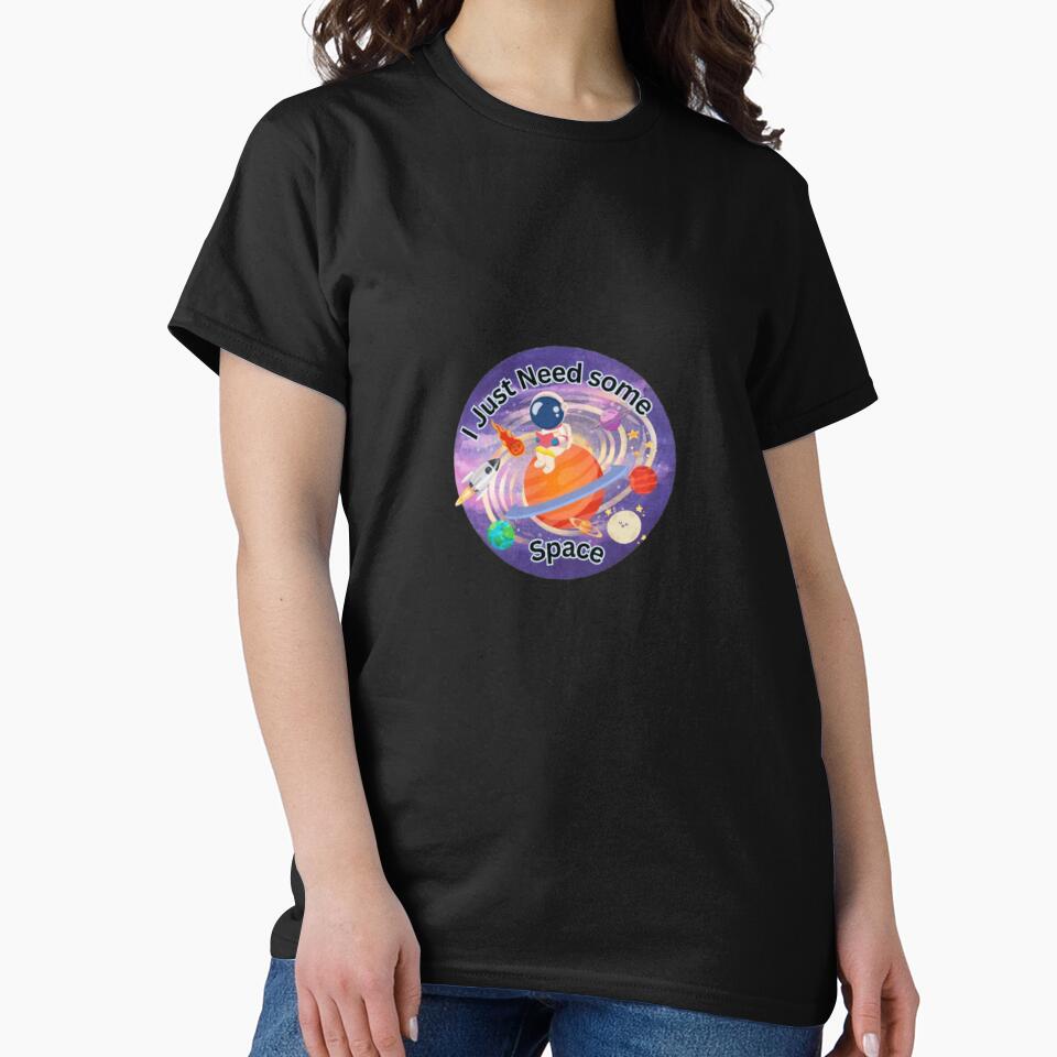 “I Just Need Some Space – Cute Astronaut Sticker” by VibeStickerCo T-Shirts, Hoodie, Sweatshirt | BlankRebels.com (Image 2)