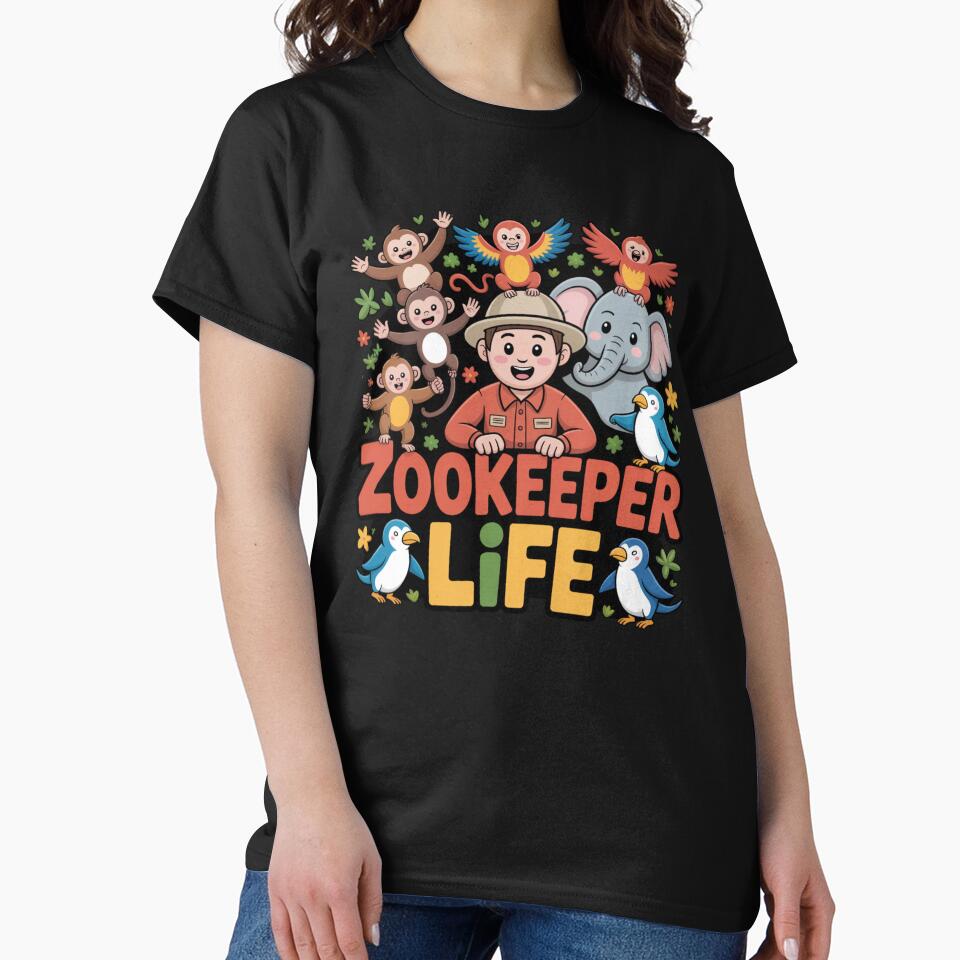 zookeeper life by Mateusz Majcherek T-Shirts, Hoodie, Sweatshirt | BlankRebels.com (Image 2)