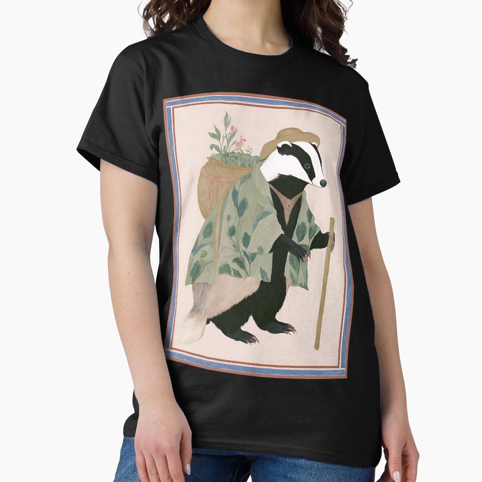 The Charming Cottagecore Badger by bapupa T-Shirts, Hoodie, Sweatshirt | BlankRebels.com (Image 2)
