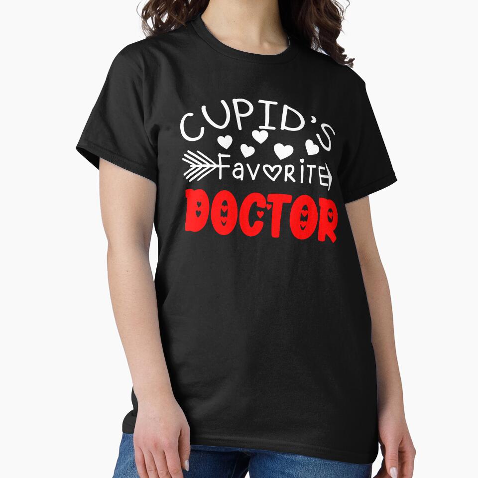 Valentines Day Gift For Doctor: Cupid's Favorite Doctor by AMINE  ★★★★★ T-Shirts, Hoodie, Sweatshirt (Image 2)