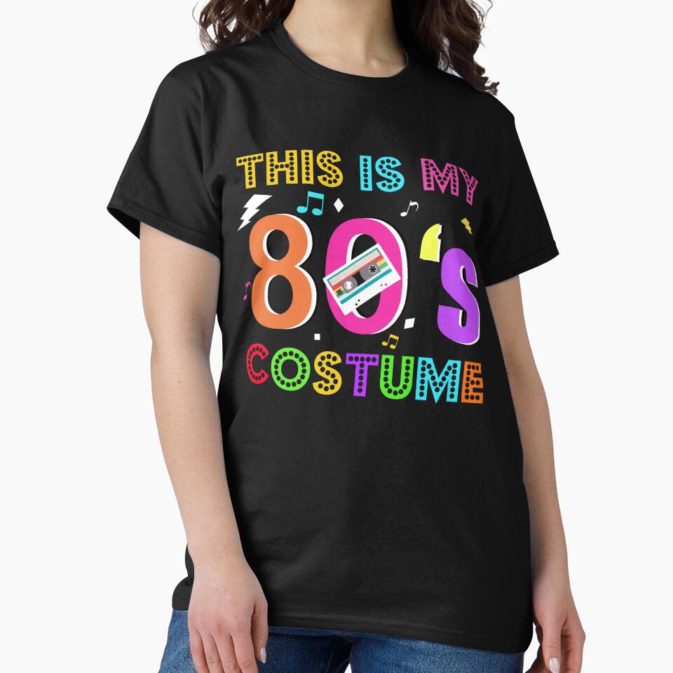 This Is My 80s Costume - Vibe Retro Party Outfit Wear by JukeLox T-Shirts, Hoodie, Sweatshirt | BlankRebels.com (Image 2)