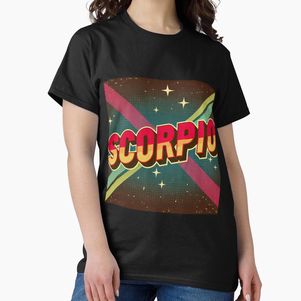 Scorpio Retro Zodiac Sign by Sototos® ⭐⭐⭐⭐⭐ T-Shirts, Hoodie, Sweatshirt | BlankRebels.com (Image 2)