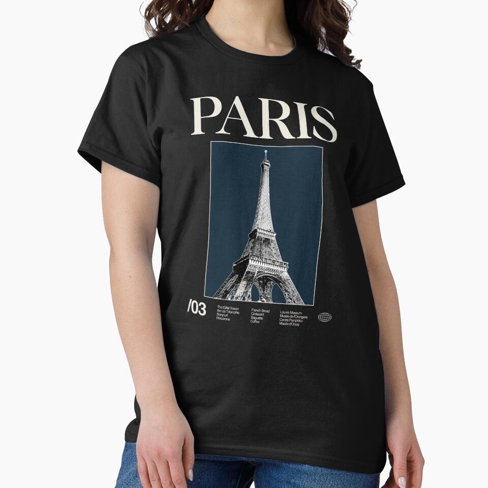Paris Minimalist Dark Colour T-Shirts, Hoodie, Sweatshirt