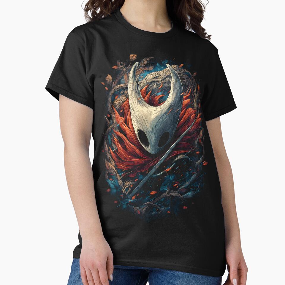 Hollow Knight Silksong Hornet Silksong - Needle Huntress Graphic Tee Design by HakoCity