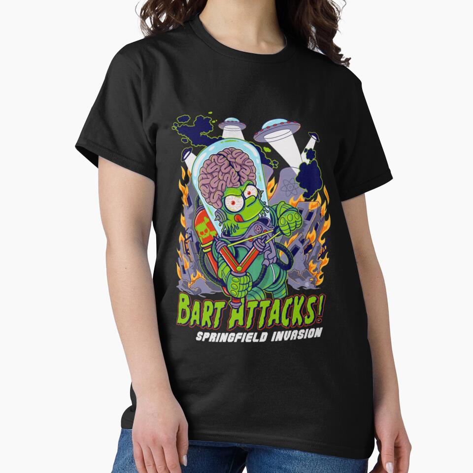 Scifi BART ATTACKS T-Shirts, Hoodie, Sweatshirt