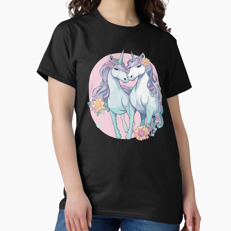 Unicorn Sisters by StickerWorlds T-Shirts, Hoodie, Sweatshirt | BlankRebels.com (Image 2)