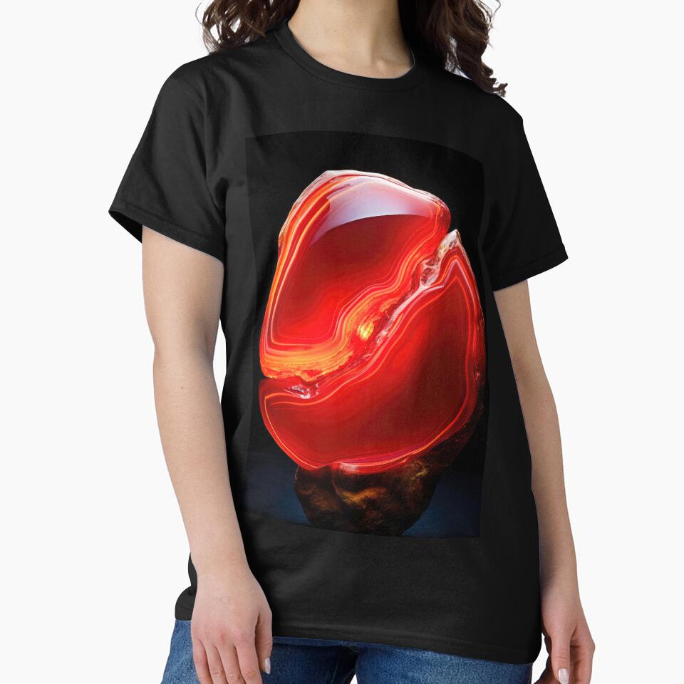 Carnelian 01 Healing Crystal by mhfoto T-Shirts, Hoodie, Sweatshirt | BlankRebels.com (Image 2)