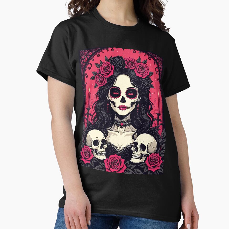 Beautiful And Ceremonial Living Calavera by taiche T-Shirts, Hoodie, Sweatshirt | BlankRebels.com (Image 2)