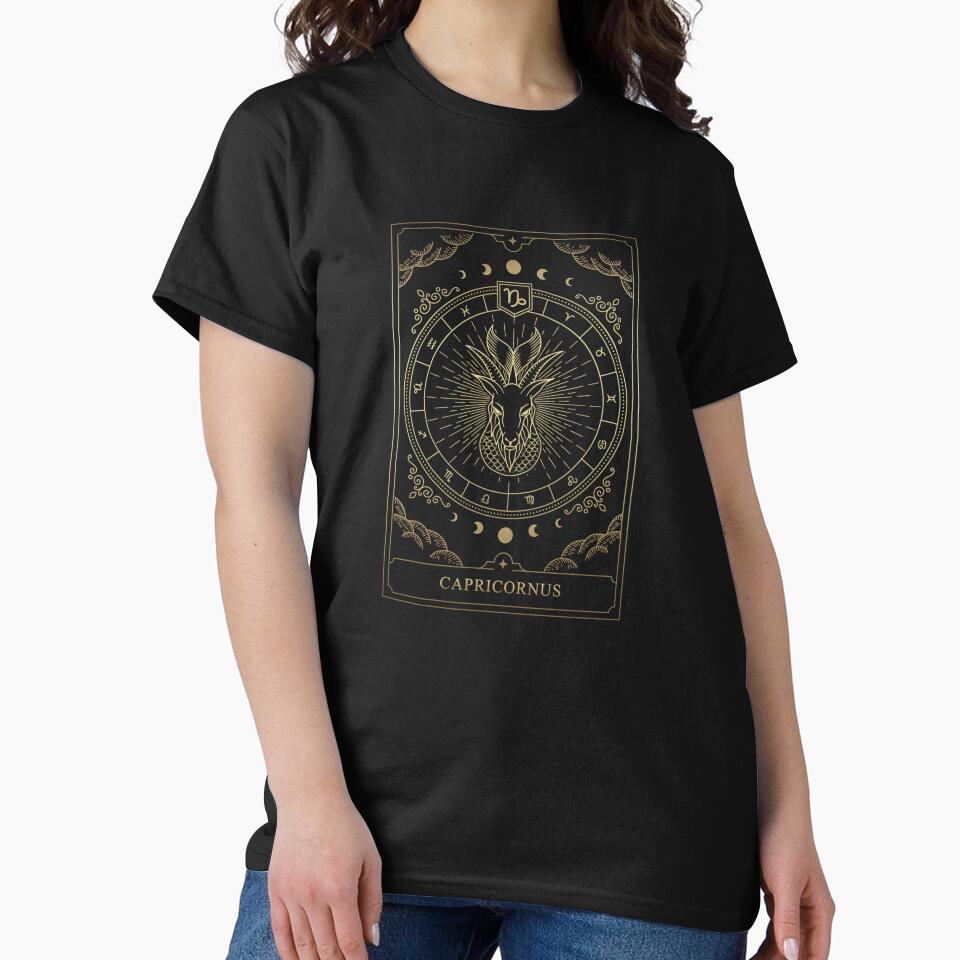 Capricorn Tarot Card Zodiac by taaddison50 T-Shirts, Hoodie, Sweatshirt | BlankRebels.com (Image 2)