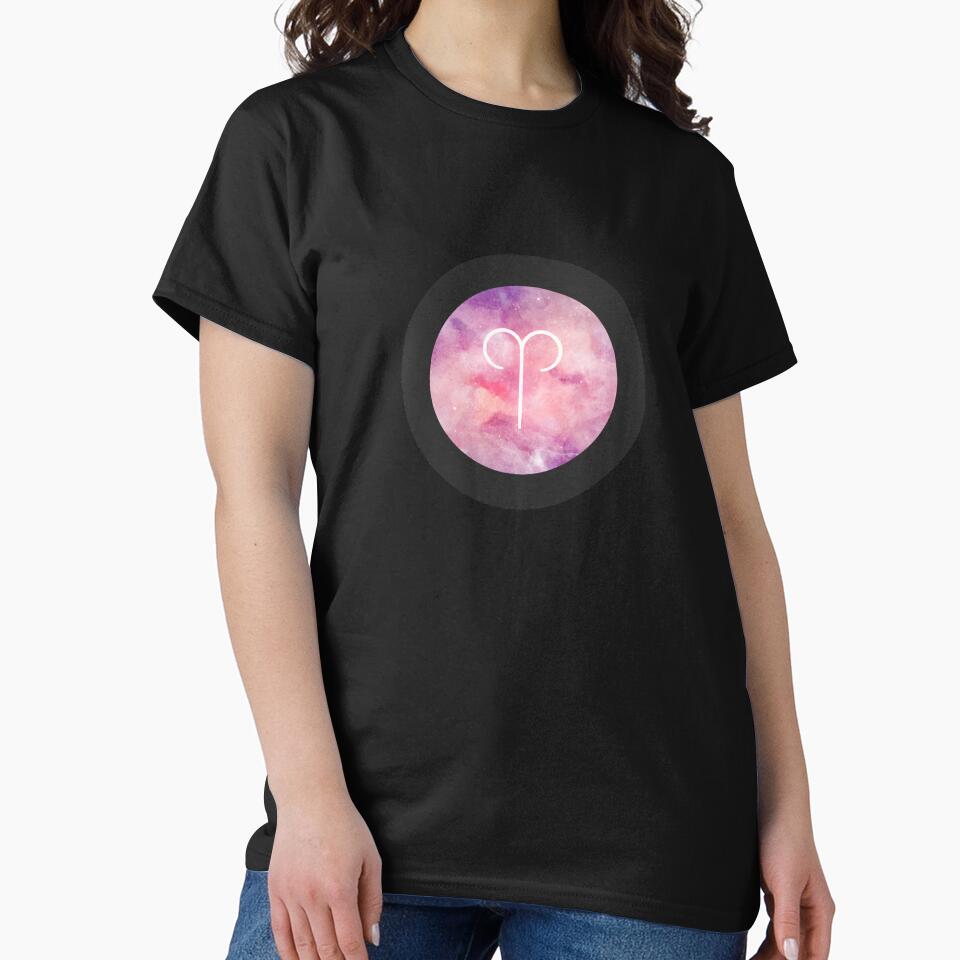 Aries Watercolor Zodiac dark Horoscope Star Sign Gift by Hyper-Field T-Shirts, Hoodie, Sweatshirt | BlankRebels.com (Image 2)