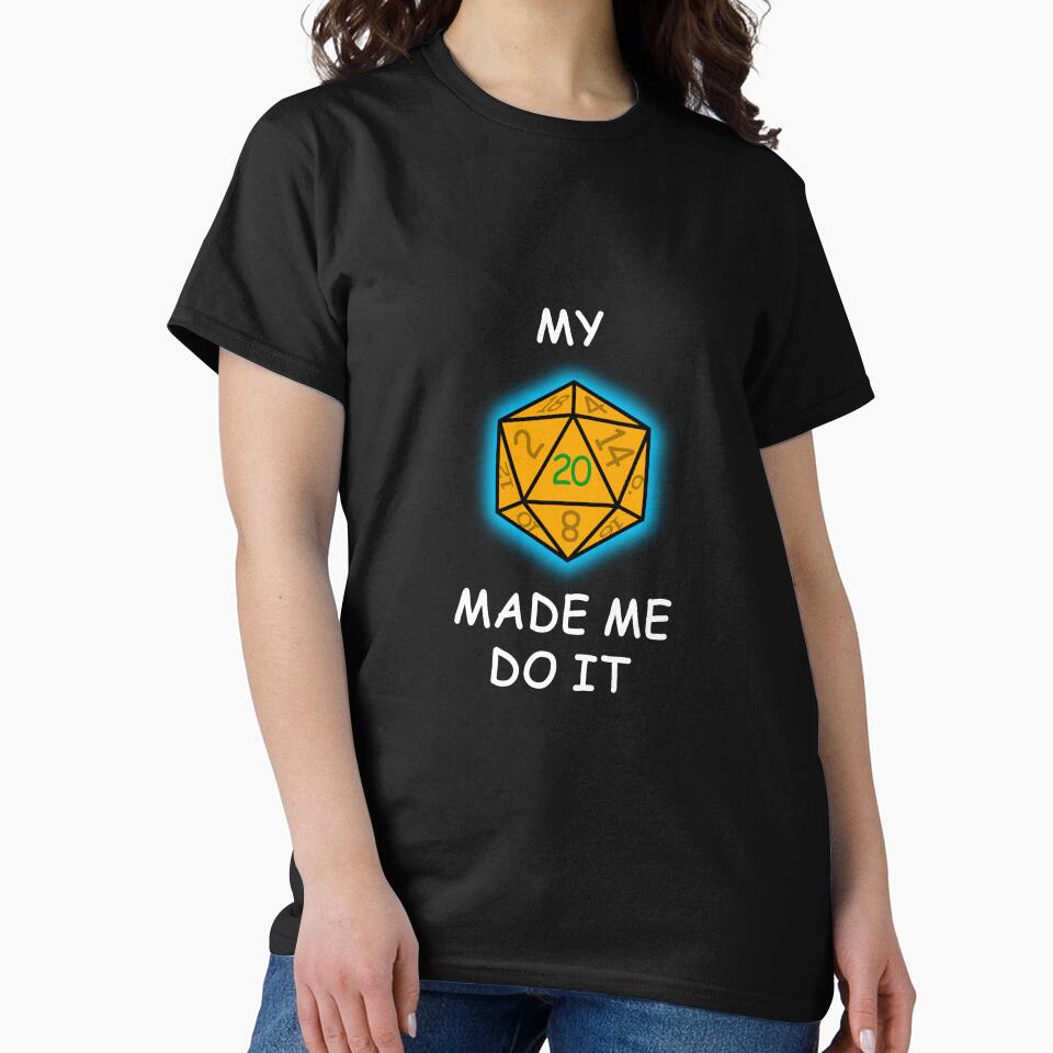 My critical hit made me do it - orange by AtelierRillian T-Shirts, Hoodie, Sweatshirt | BlankRebels.com (Image 2)