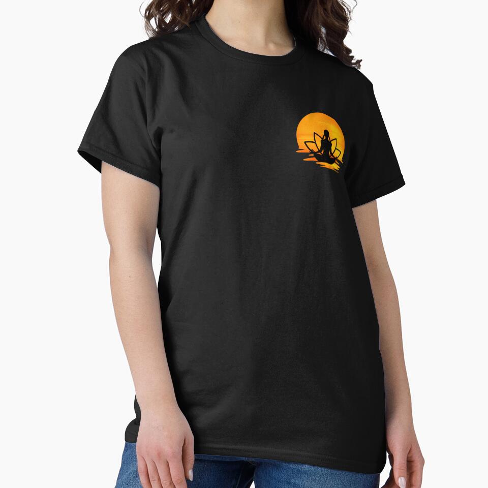 Calming Sunset Meditation by LyricsWear T-Shirts, Hoodie, Sweatshirt | BlankRebels.com (Image 2)
