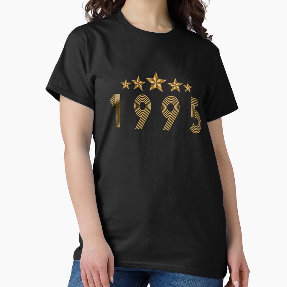 1995 | Disco Style Year Of Birth T-shirt | Cool Logo T-shirt | Choose The Year by MIAMI--STORE Hoodie, Sweatshirt (Image 2)