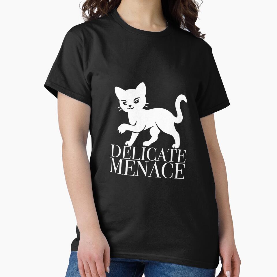 Delicate Menace (White) by Strange Little Art T-Shirts, Hoodie, Sweatshirt | BlankRebels.com (Image 2)
